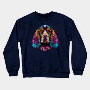 Springer Spaniel Photo Design Art Crewneck Sweatshirt